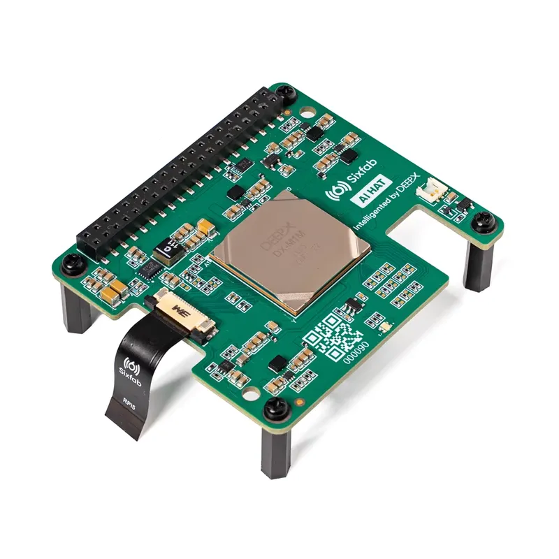 Chipboard Sixfab Ai Hat+ para  - Raspberry Pi reseña y precio