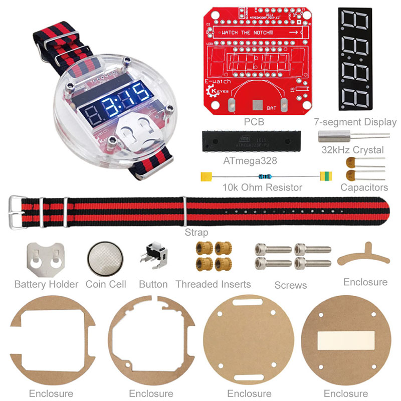 Kit LED de un solo Chip, reloj - Arduino Kit reseña y precio