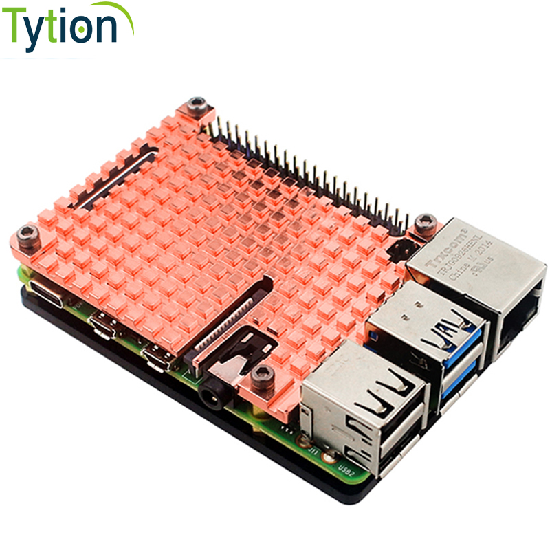 Raspberry Pi 4B disipador térm - Pi 4 Case reseña y precio