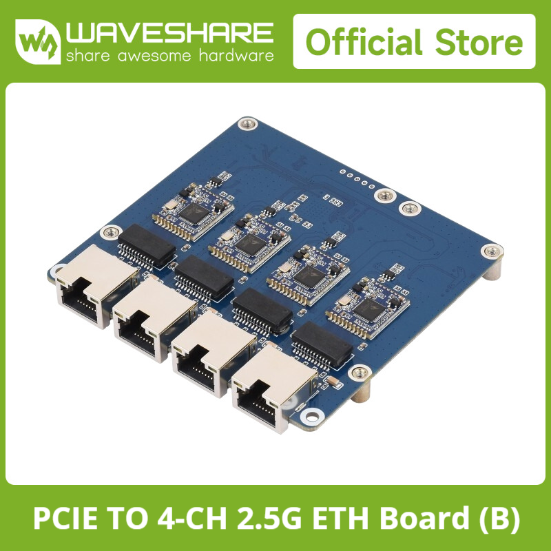 Placa Waveshare PCIe a Gigabit - Raspberry Pi 4 reseña y precio