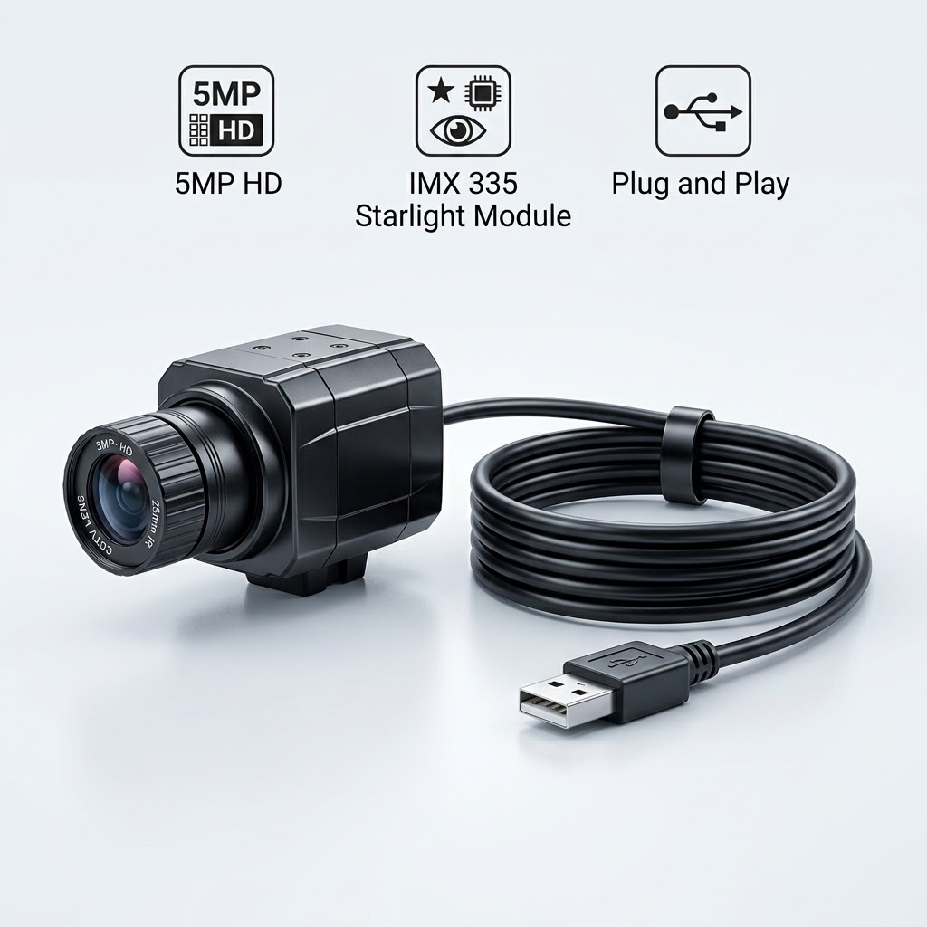 Cámara USB IMX335 de 5MP/1080P - Pi Camera Cable reseña y precio