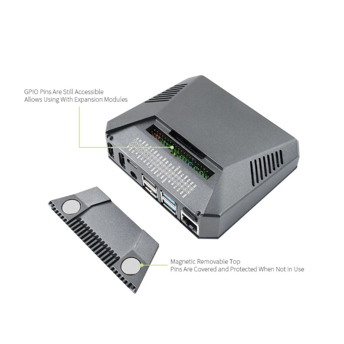 Caja Argon ONE V2 para Raspber - Pi 4 Case reseña y precio