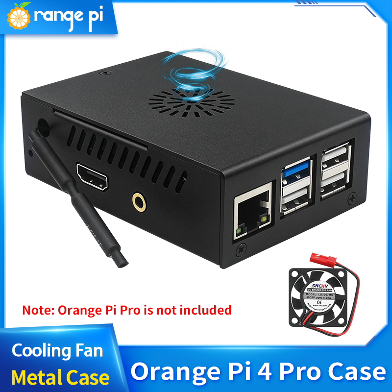 Caja Metálica Negra Protectora - Pi 4 Case reseña y precio