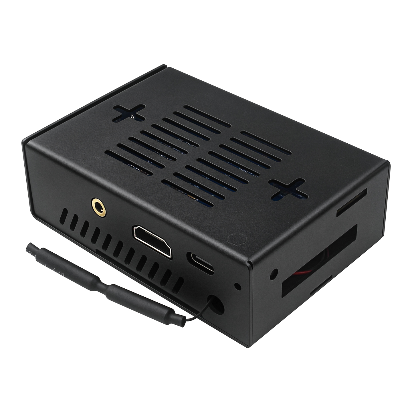 Caja Metálica Negra Protectora - Pi 4 Case reseña y precio
