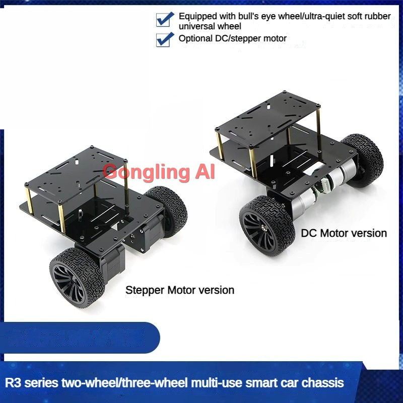 Coche robot 3WD con motor de c - Raspberry Pi Kit reseña y precio