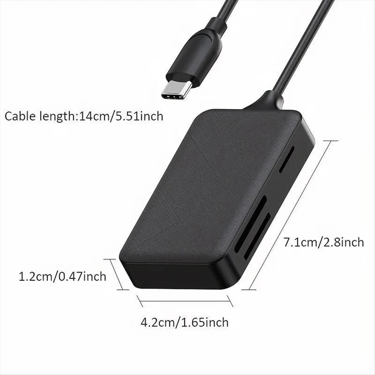(A60I) Lector de Tarjetas 4 en - Micro Sd Card reseña y precio