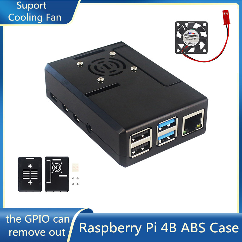 Carcasa de ABS para Raspberry  - Pi 4 Case reseña y precio