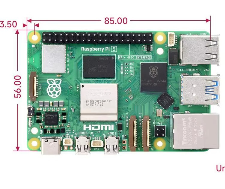 Raspberry Pi 5 con Procesador  - Raspberry Pi reseña y precio