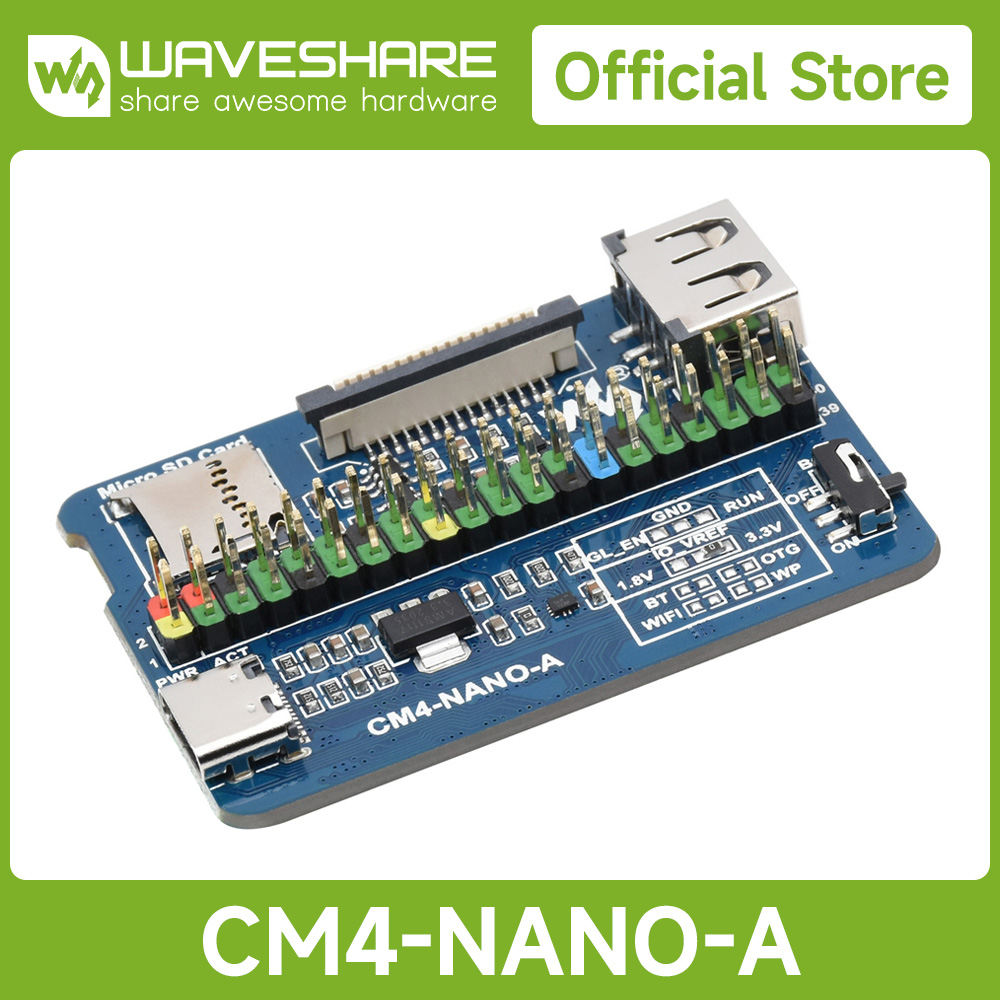 Placa base Nano Waveshare (A)  - Raspberry Pi 4 reseña y precio
