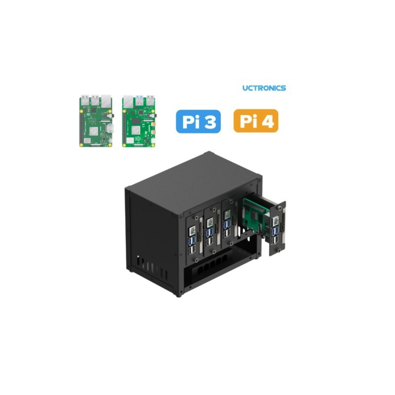 Caja para Raspberry Pi de UCTR - Raspberry Pi 4 reseña y precio
